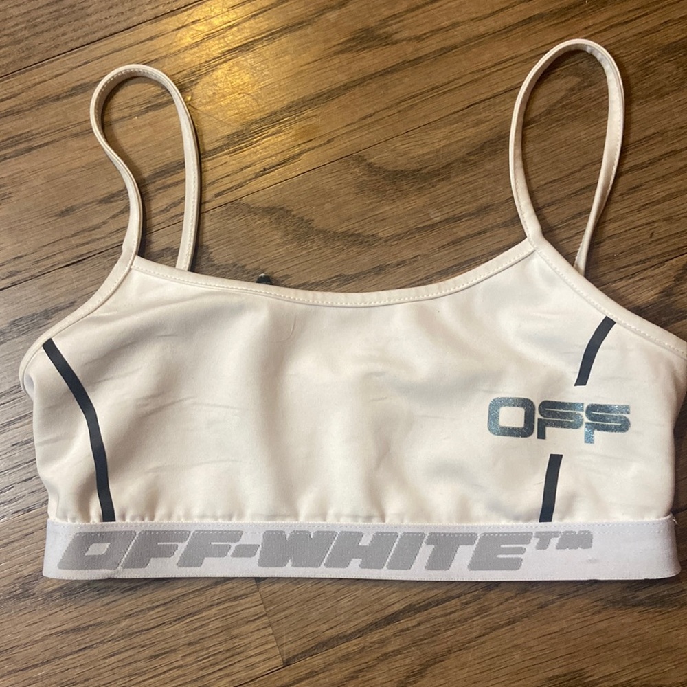 SOLD Off white logo tank top in very good condition